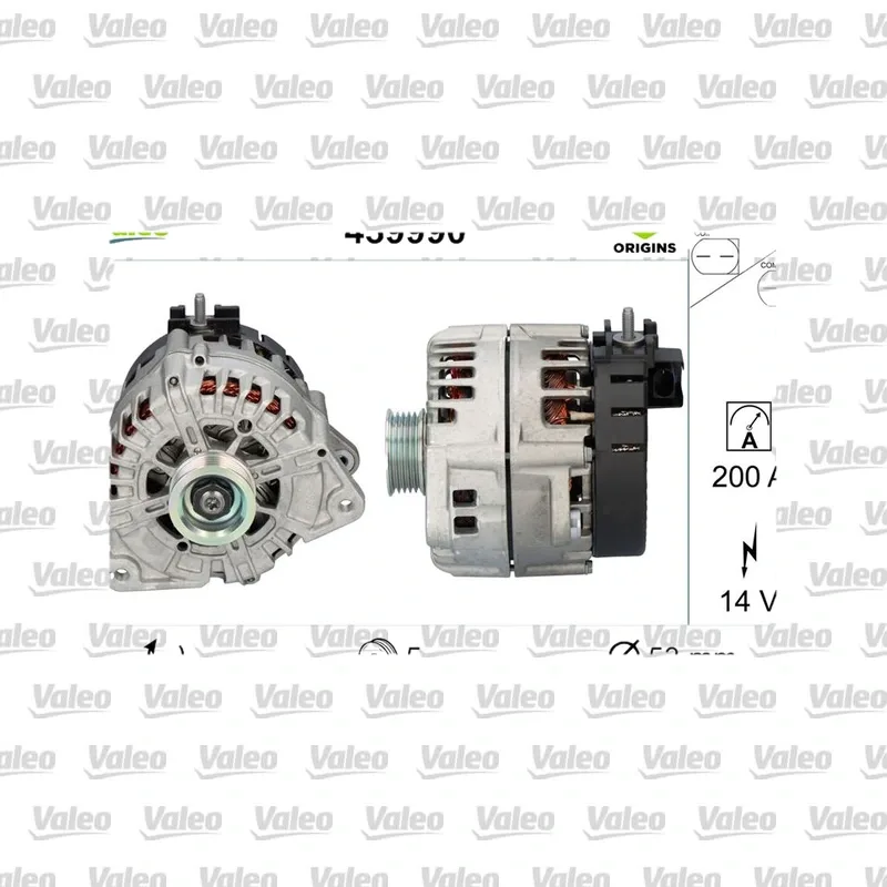 Alternatör VALEO 439990 – Mercedes-Benz C 200