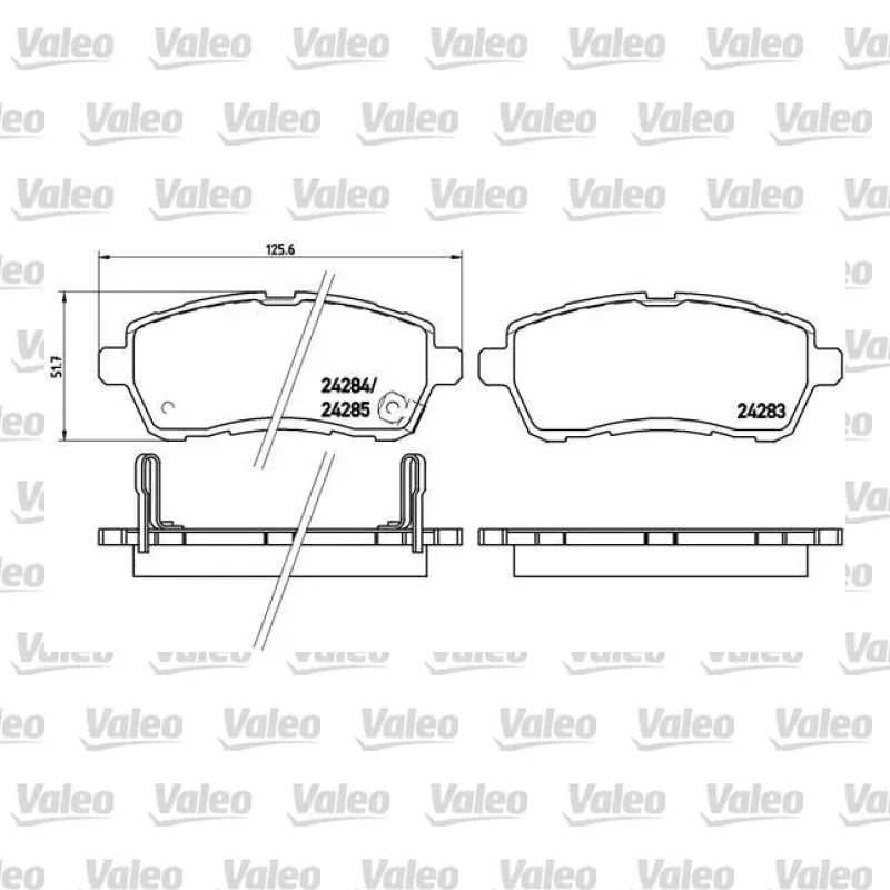 Fren Disk Balata Ön VALEO 670314 – Audi A4