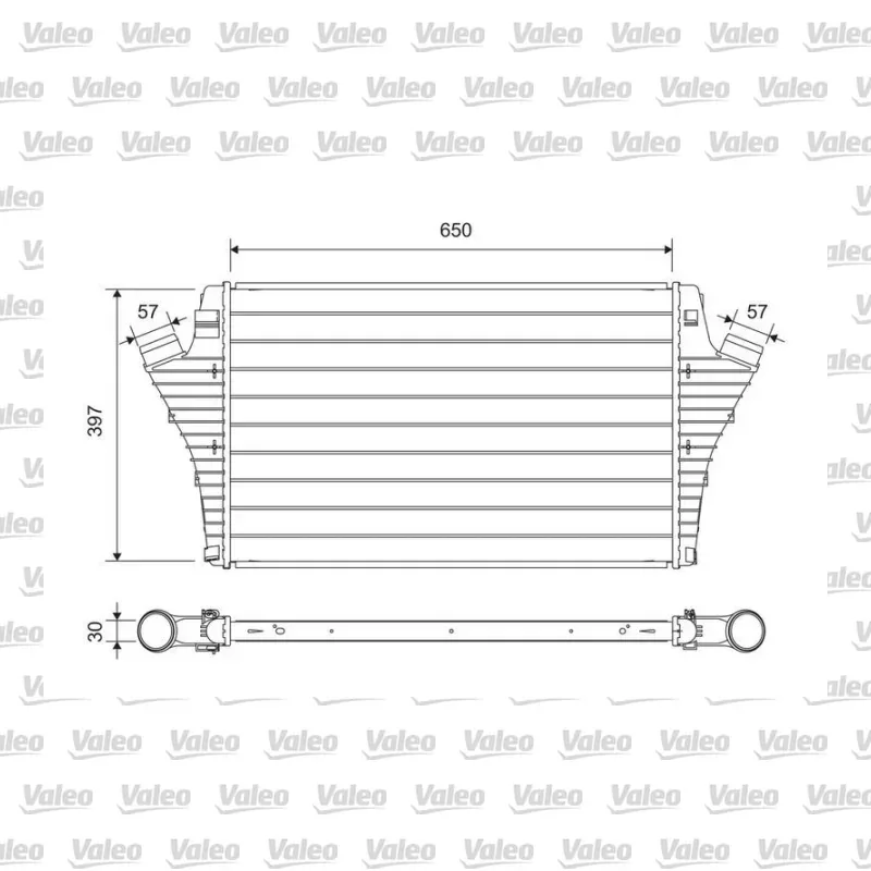 Turbo Radyatörü VALEO 817697 – Opel Vectra
