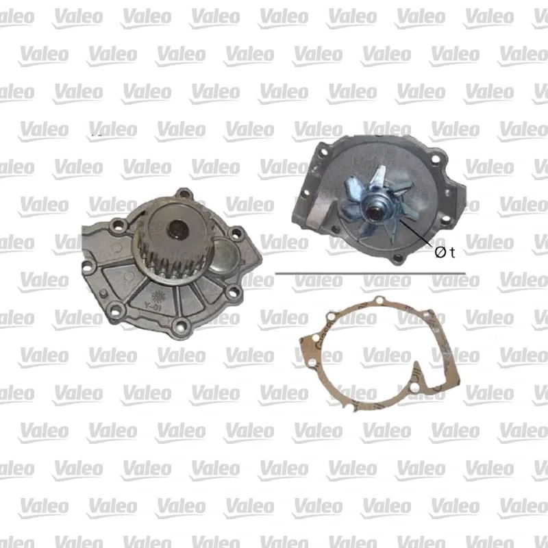 Devirdaim Su Pompası VALEO 506854 – Volvo V70