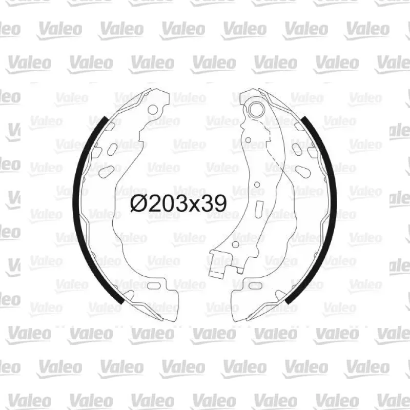 Fren Pabuçlu Balata Arka VALEO 564157