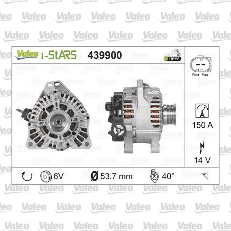 Alternatör VALEO 439900 – Citroen C3 / C2