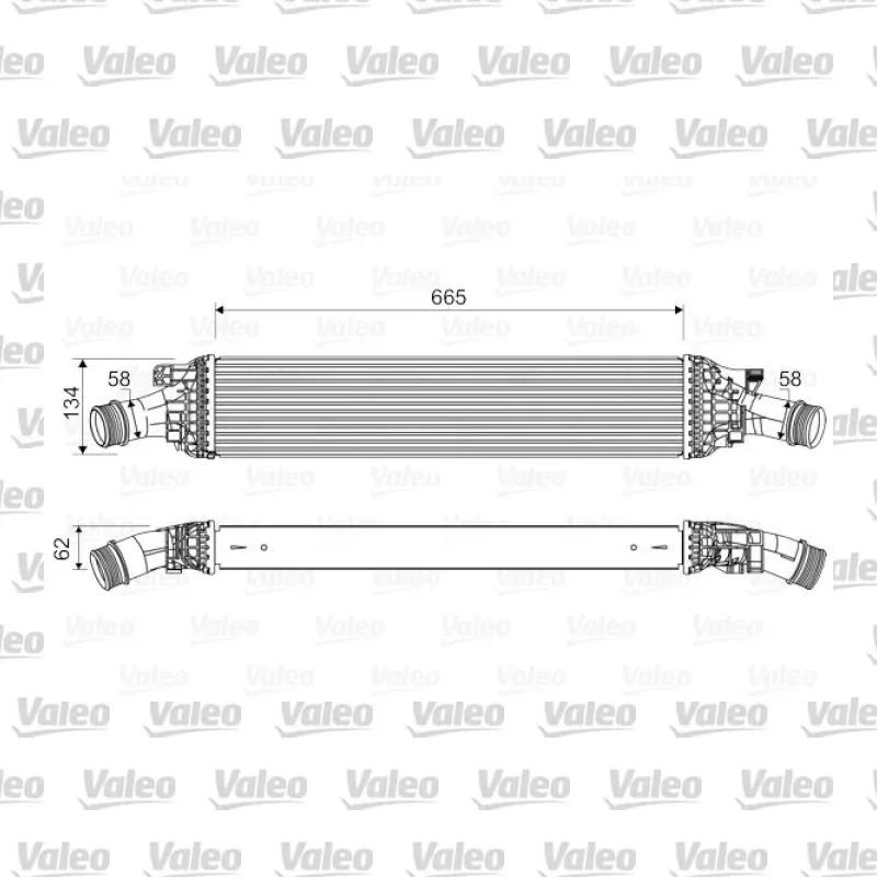 Turbo Radyatörü VALEO 818601 – Audi A4