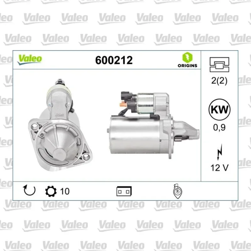 Marş Dinamosu VALEO 600212 – Hyundai / Kia