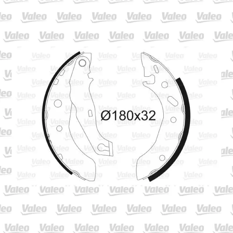 Fren Pabuçlu Balata Arka VALEO 562635 – Ford Fiesta / Puma