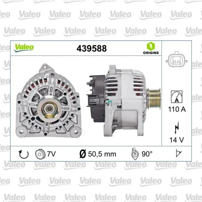 Alternatör VALEO 439588 – Renault Megane