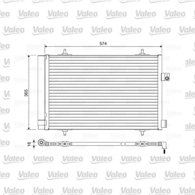 Klima Radyatörü VALEO 814420 – Peugeot / Citroen