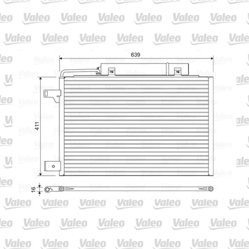 Klima Radyatörü VALEO 814376 – Mercedes-Benz A 180