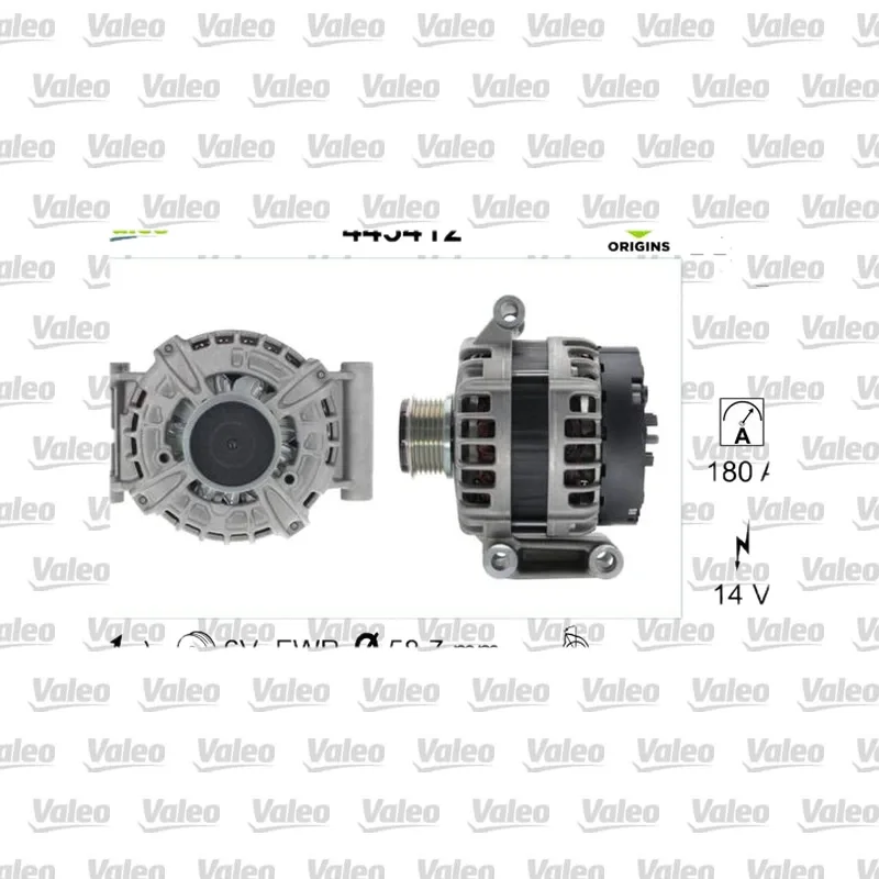 Alternatör VALEO 443412 – Peugeot / Citroen