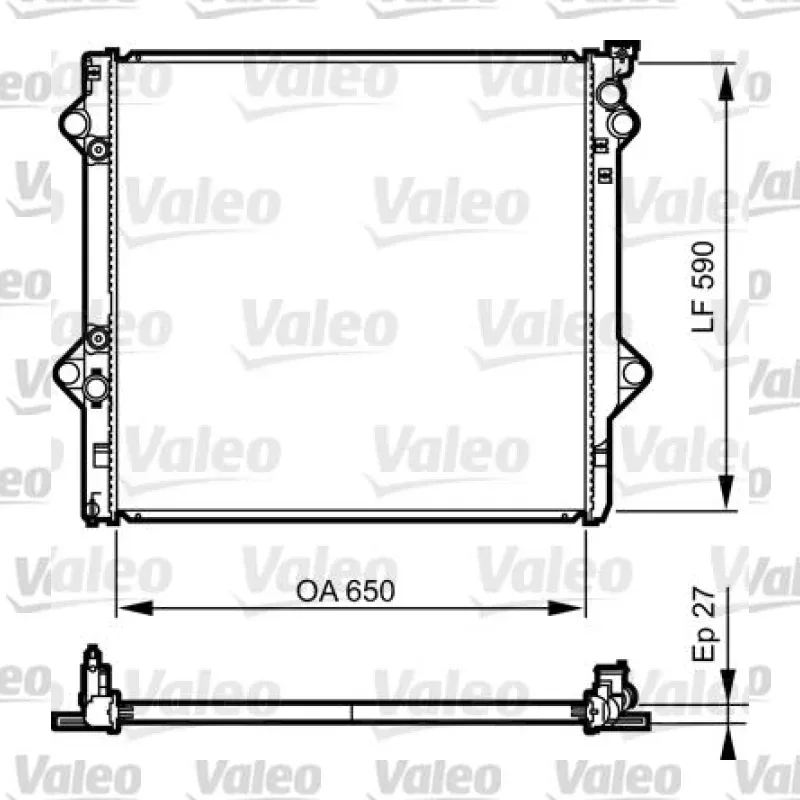 Citroën C5 2.0 BlueHDi Su Radyatörü – VALEO 735569