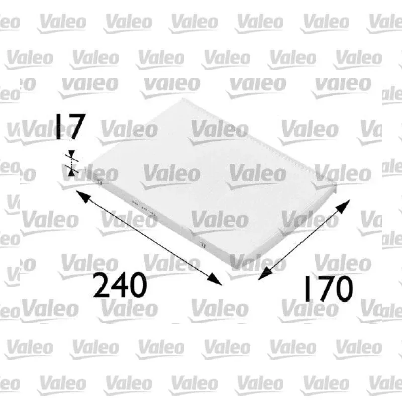 Polen Filtresi VALEO 698689 – Alfa Romeo 156