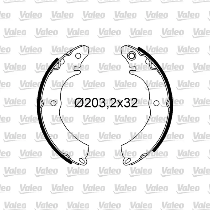Fren Pabuçlu Balata Arka VALEO 564331 – Mitsubishi Lancer