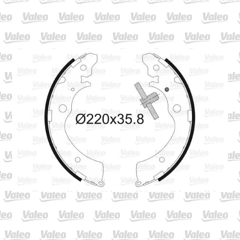 Fren Pabuçlu Balata Arka VALEO 562591 – Honda Civic