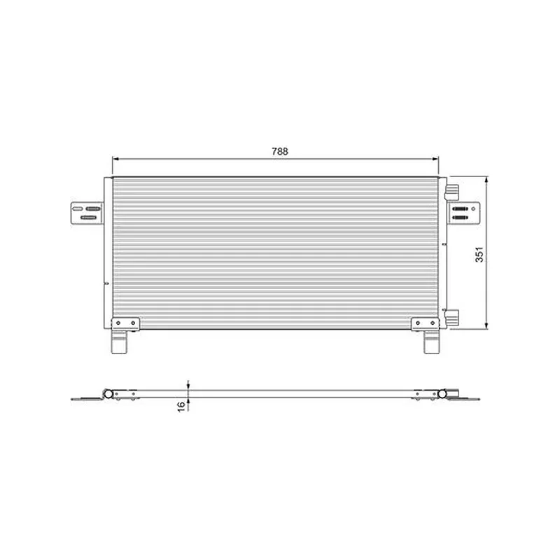 Klima Kondenseri VALEO 815091 – MAN TGA