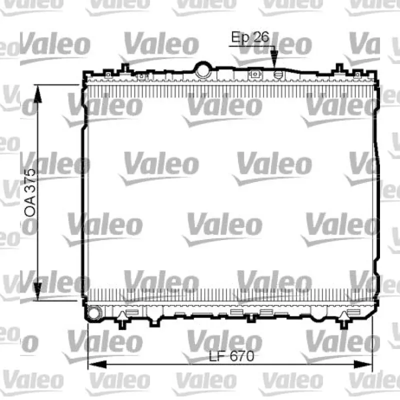 Su Radyatörü VALEO 735514 – Hyundai Elantra