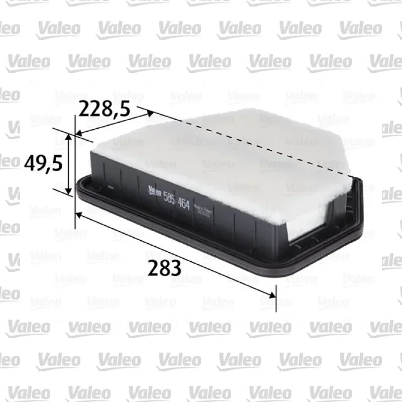 Hava Filtresi VALEO 585464 – Chevrolet Captiva 2.0 D / 2.2 D