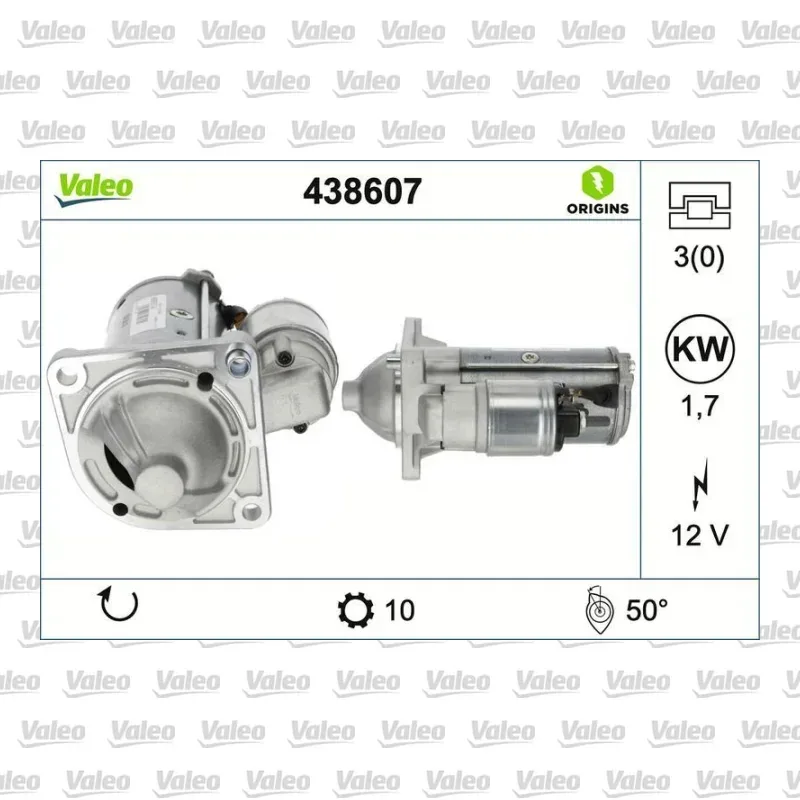 Marş Dinamosu VALEO 438607 – Opel Astra