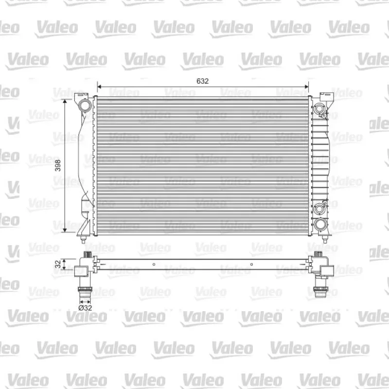 Audi A4 2.4 Su Radyatörü – VALEO 735093