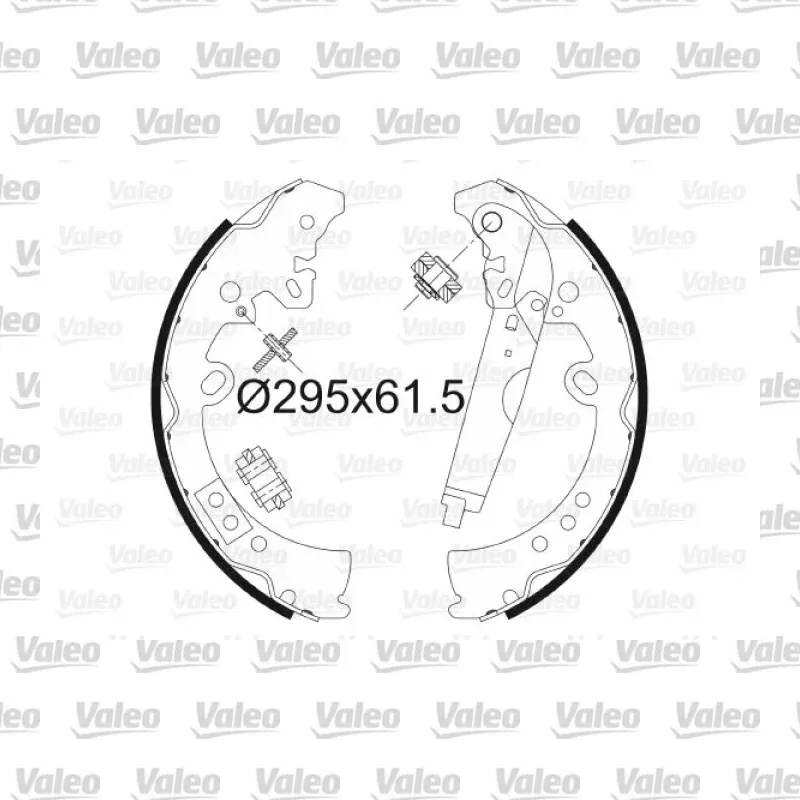 Fren Pabuçlu Balata Arka VALEO 564164 – Toyota Hilux
