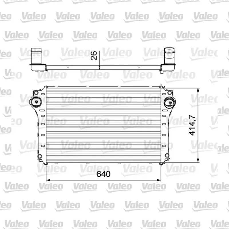 Turbo Radyatörü VALEO 818568 – Toyota Corolla / Avensis