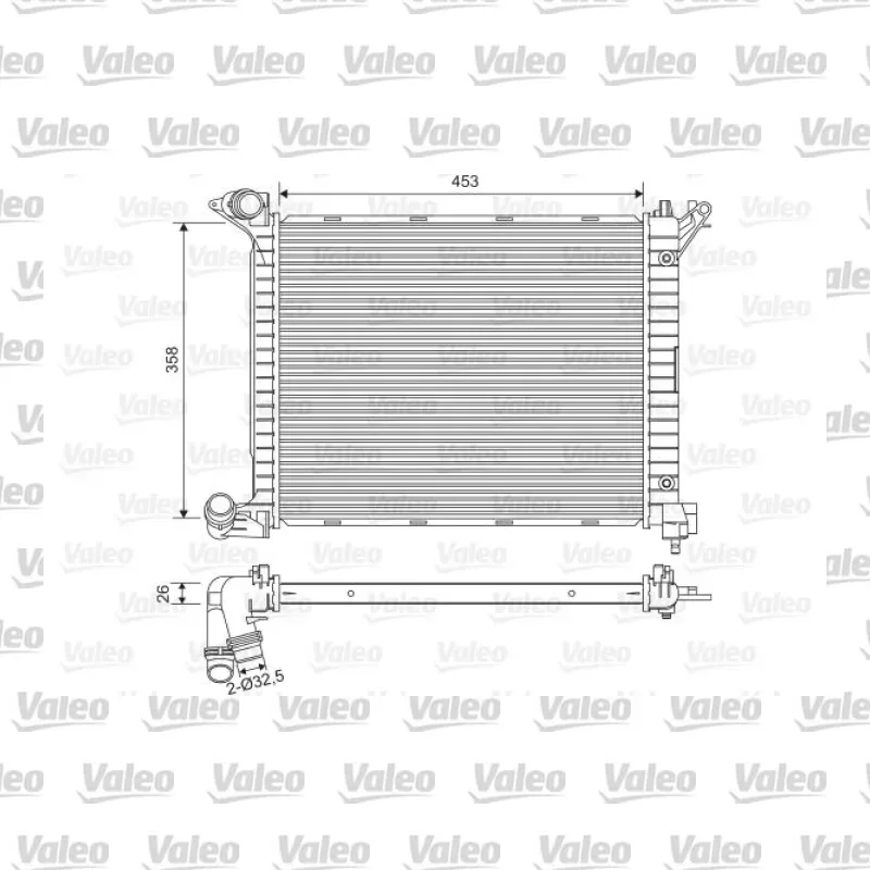 MINI One 1.4 Su Radyatörü – VALEO 734329