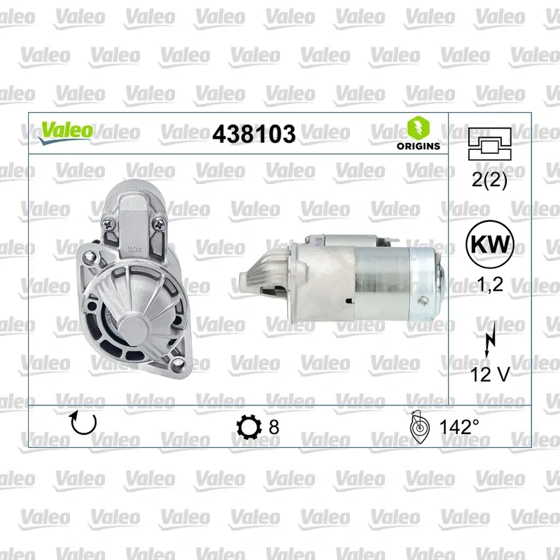Marş Dinamosu VALEO 600060 – Hyundai / Kia