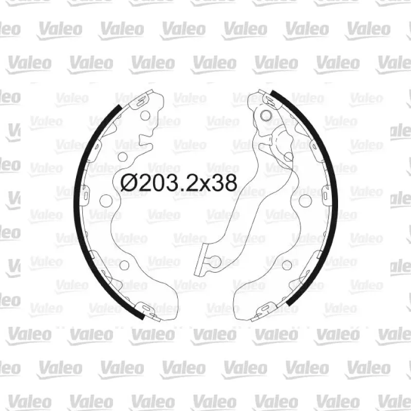 Kia Cerato 1.6 Arka Fren Pabucu – VALEO 564161