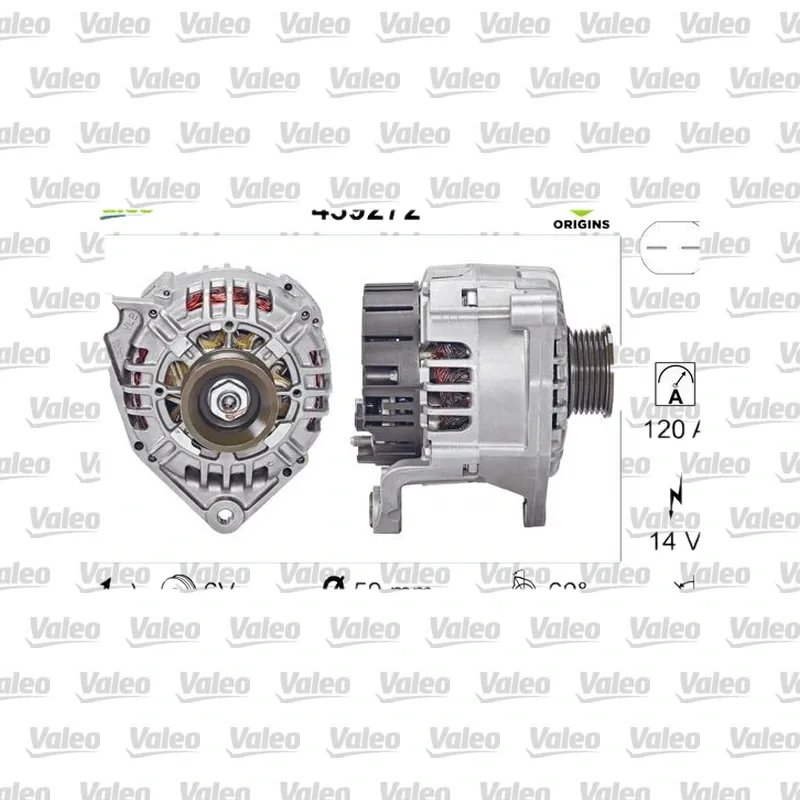 Alternatör VALEO 439272 – Audi / Skoda