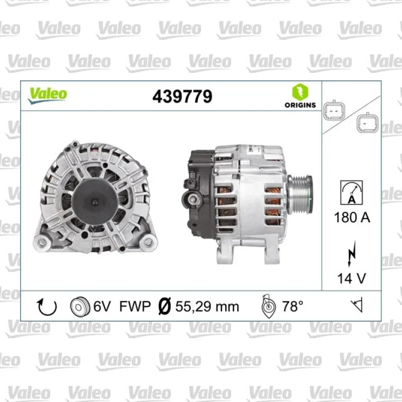 Alternatör VALEO 439779 – Peugeot / Citroen