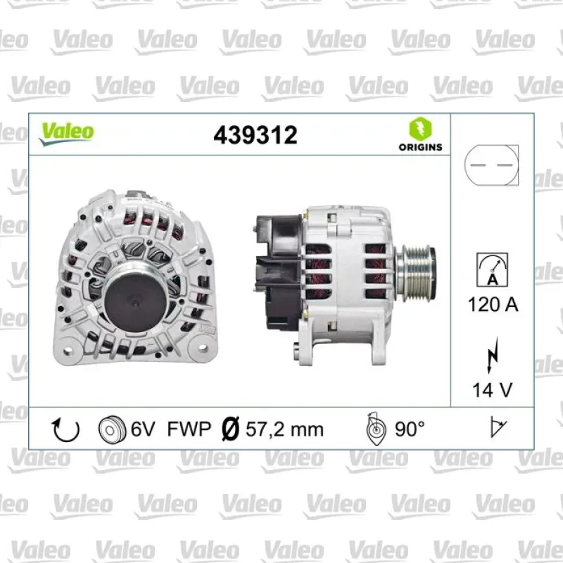 Alternatör VALEO 439312