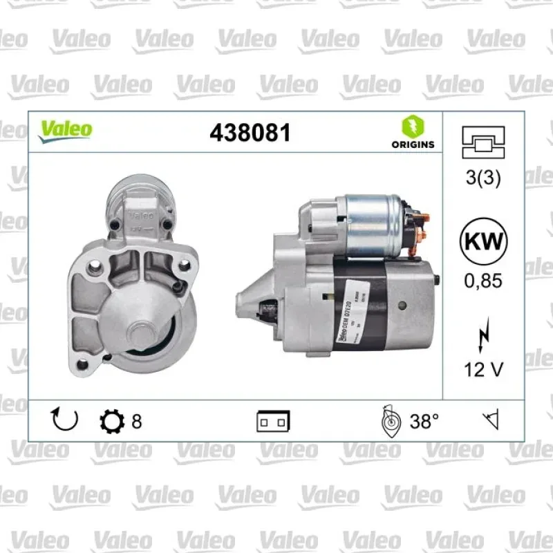 Marş Dinamosu VALEO 438081 – Renault / Dacia