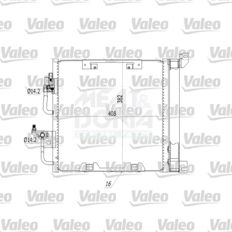 Klima Radyatörü VALEO 860152 – Opel Astra