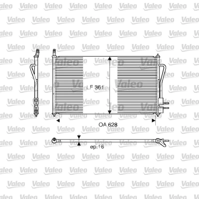 Klima Radyatörü VALEO 817493 – Ford Focus