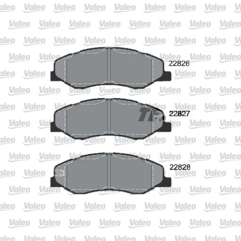 Fren Disk Balata Ön VALEO 672024 – Honda Civic / CRX