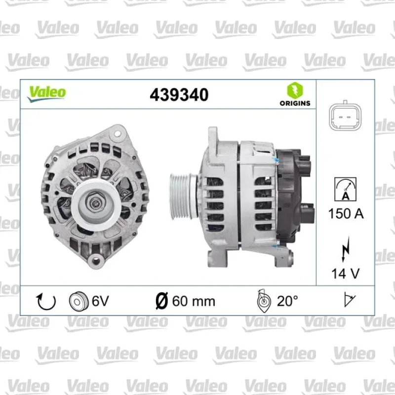 Alternatör VALEO 439340
