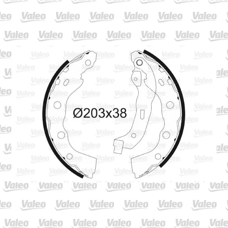 Fren Pabuçlu Balata Arka VALEO 564095 – Mitsubishi Carisma