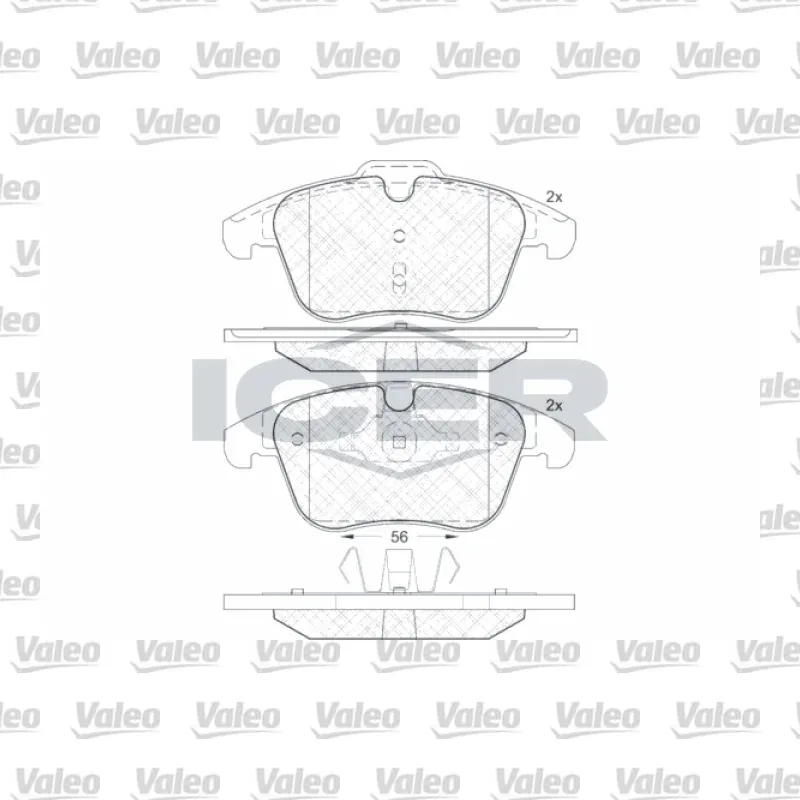 Fren Disk Balata Ön VALEO 671381