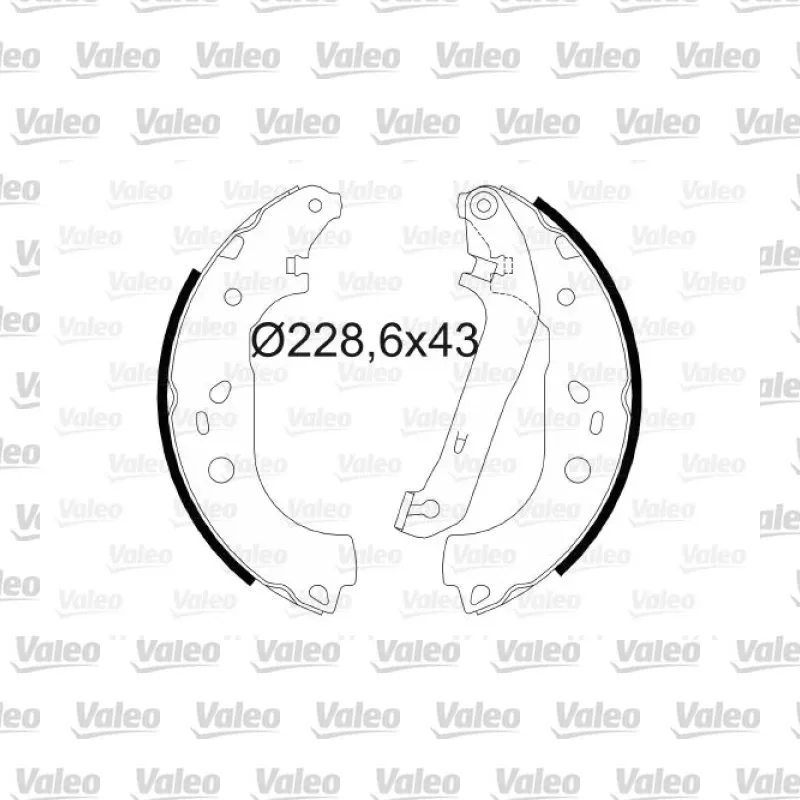 Fren Pabuçlu Balata Arka VALEO 564068 – Ford Focus