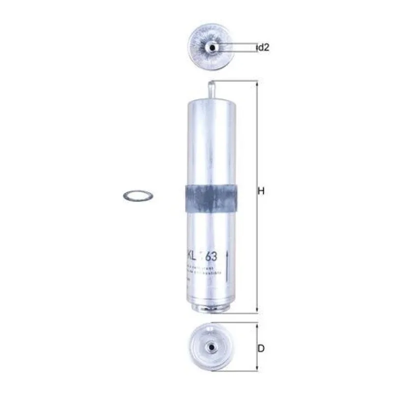 Yakıt Filtresi MAHLE KL 763D – BMW 316D / 318D / 318I
