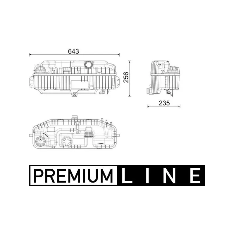 Mercedes AROCS 1842 LS Genleşme Tankı – MAHLE CRT 241 000P