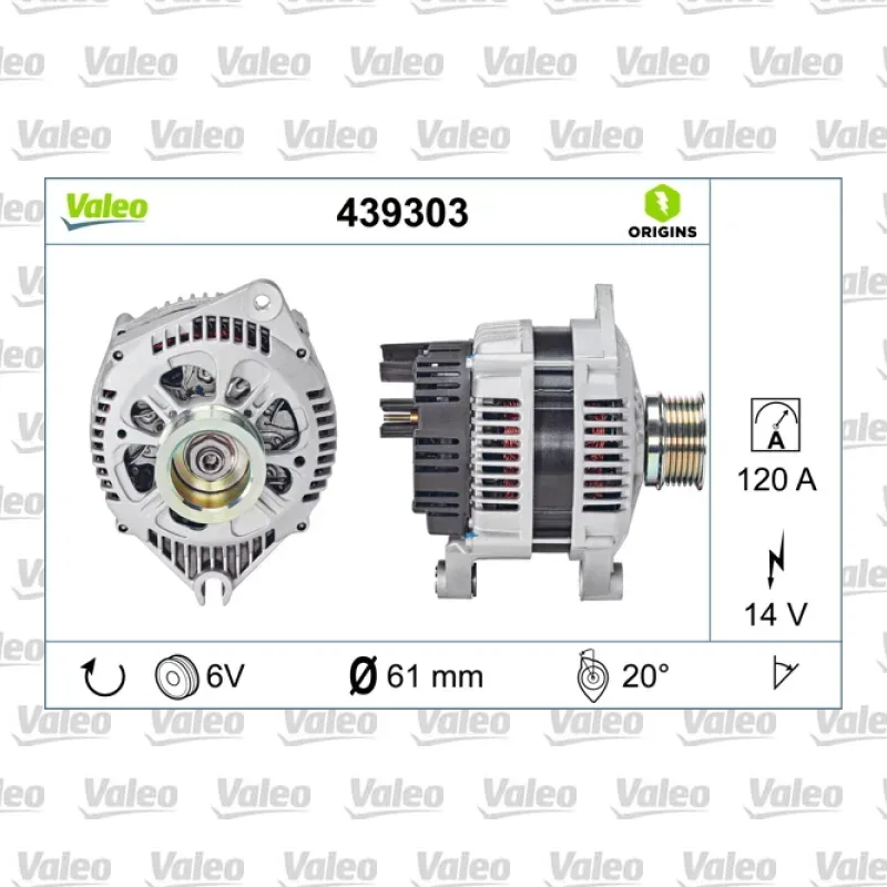 Alternatör VALEO 439303