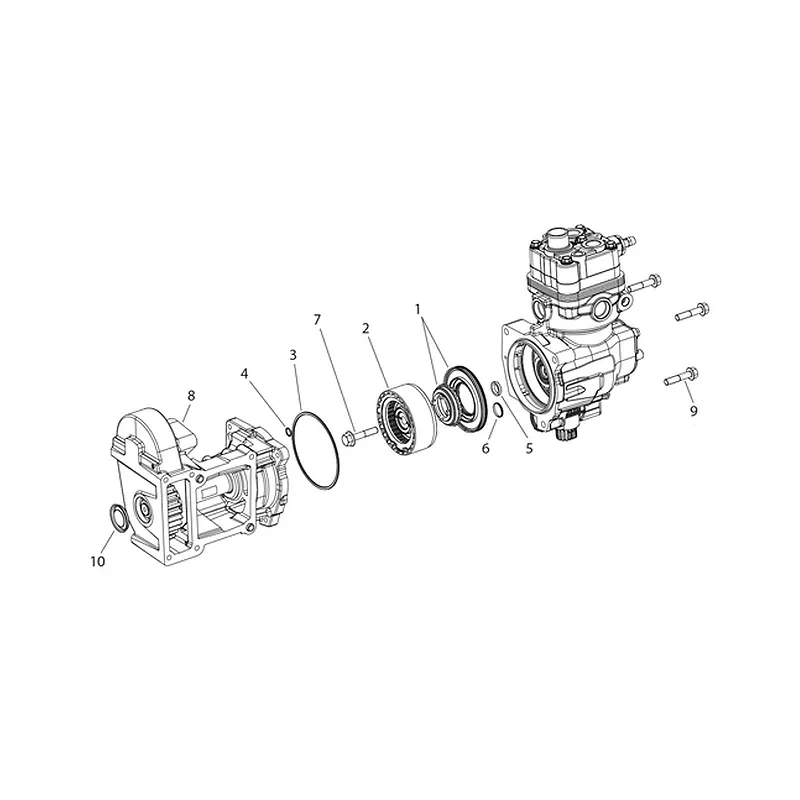 Hava Kompresörü Kavrama Takımı Knorr-Bremse K222937K50 – MAN TGA / TGS / TGX