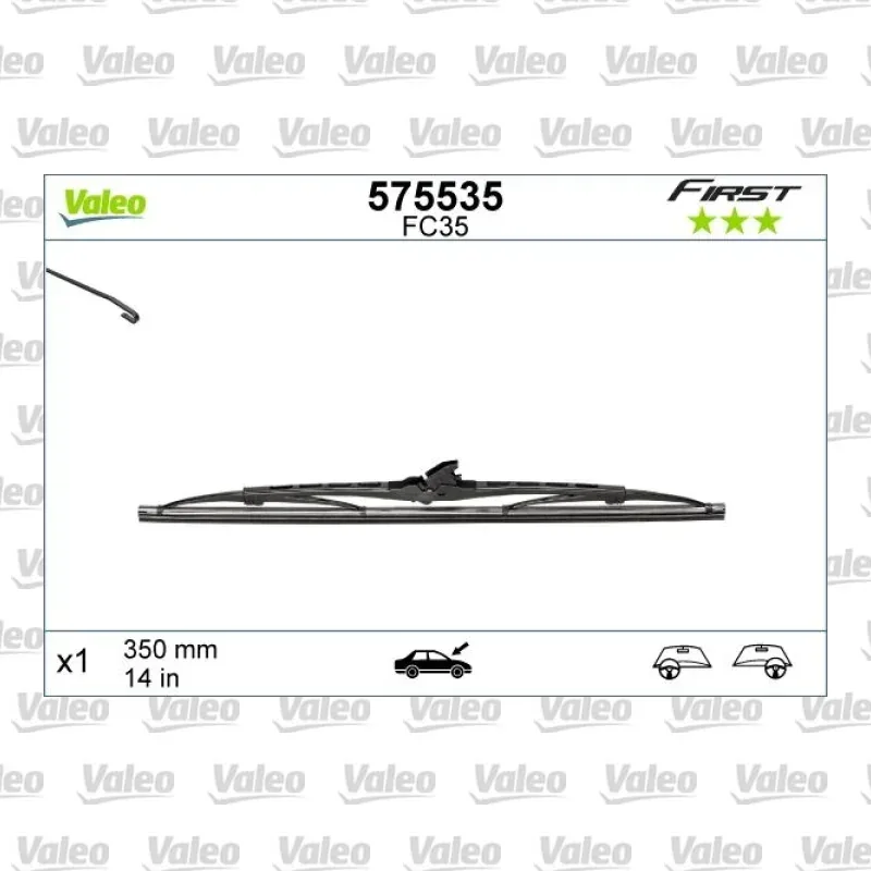 Silecek Süpürgesi Ön 350 mm - 14 inç VALEO 575535