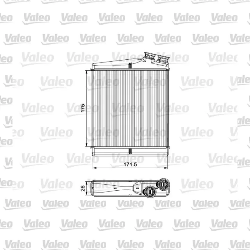 Kalorifer Radyatörü VALEO 811512 – Volvo / Land Rover