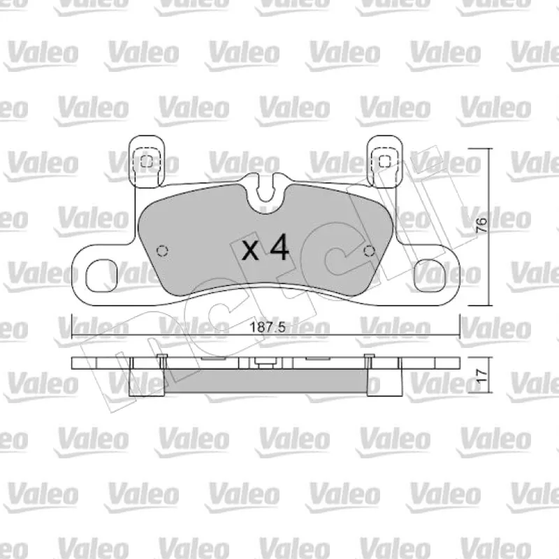 Fren Disk Balata Ön VALEO 671902 – Audi A7 / Q8
