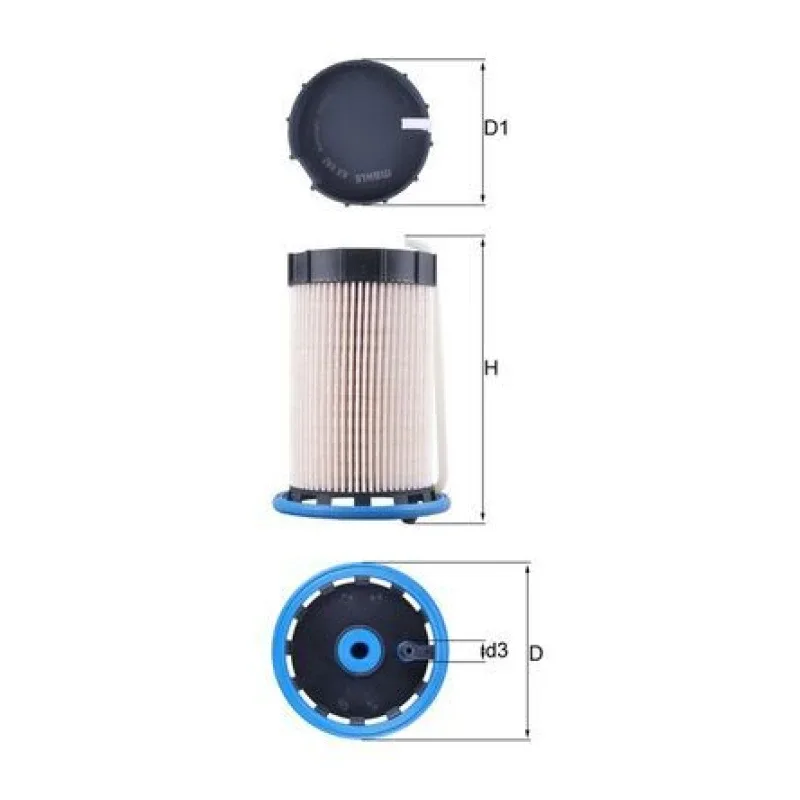 Yakıt Filtresi MAHLE KX 592 – AUDI / VW