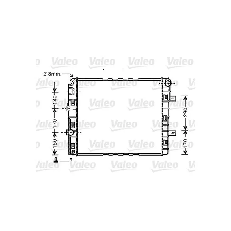 Motor Radyatörü VALEO 733423 – Mercedes-Benz ATEGO 1518 / ATEGO 1524