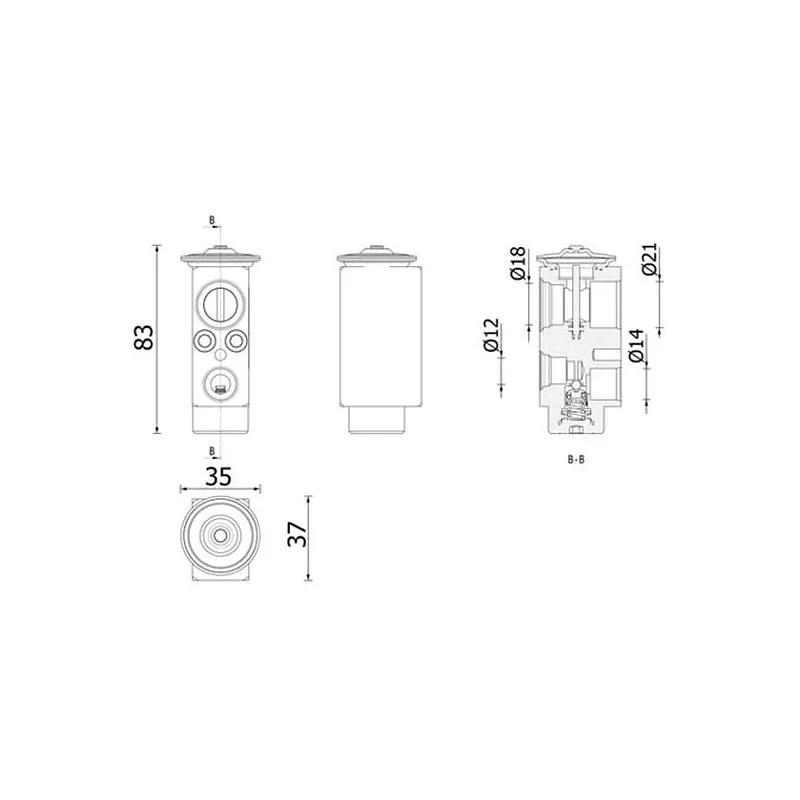 Klima Genleşme Valfi MAHLE AVE 206 000P – Volvo FM