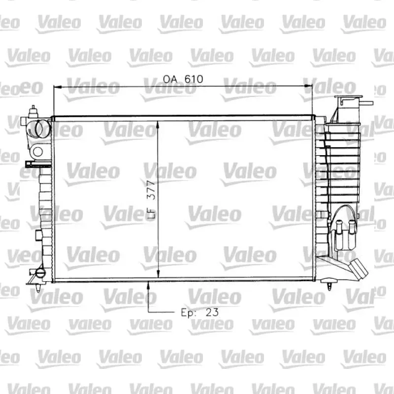 Peugeot 306 1.8 Su Radyatörü – VALEO 730927