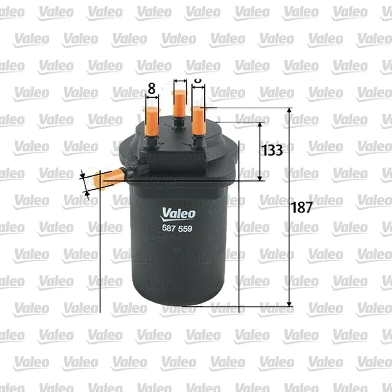 Yakıt Filtresi VALEO 587559 – Renault Megane / Scenic